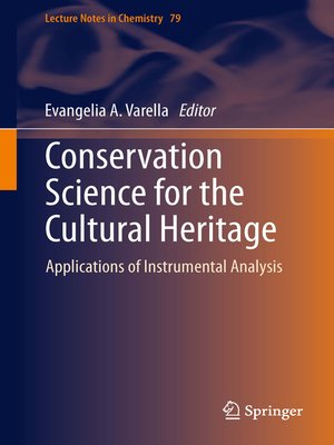 cover image of Conservation Science for the Cultural Heritage